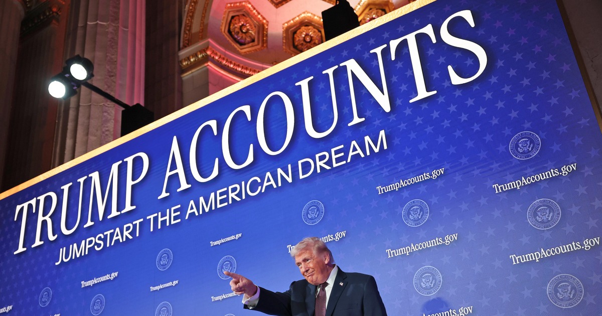 Trump Accounts explainer — NBC News
